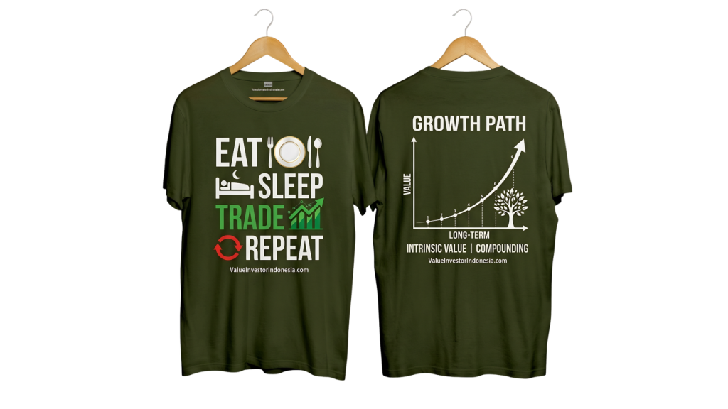 Kaos Value Investor Indonesia Eat Sleep Trade Repeat